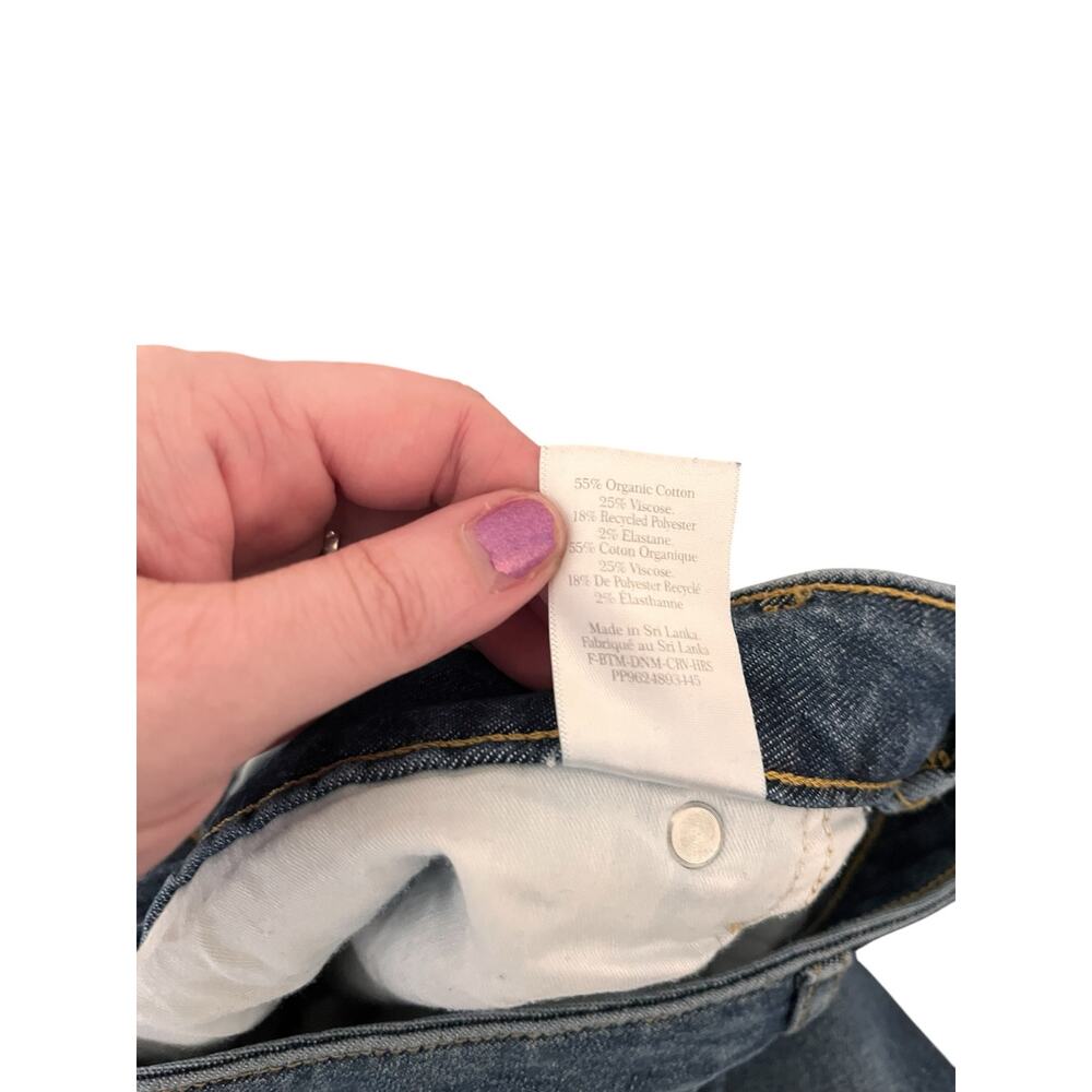 Everlane Womens The Curvy Way-High Skinny Jean Organic Cotton Size 35 Crop - Picture 5 of 5